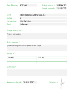 Turinabol 25mg 90tab
