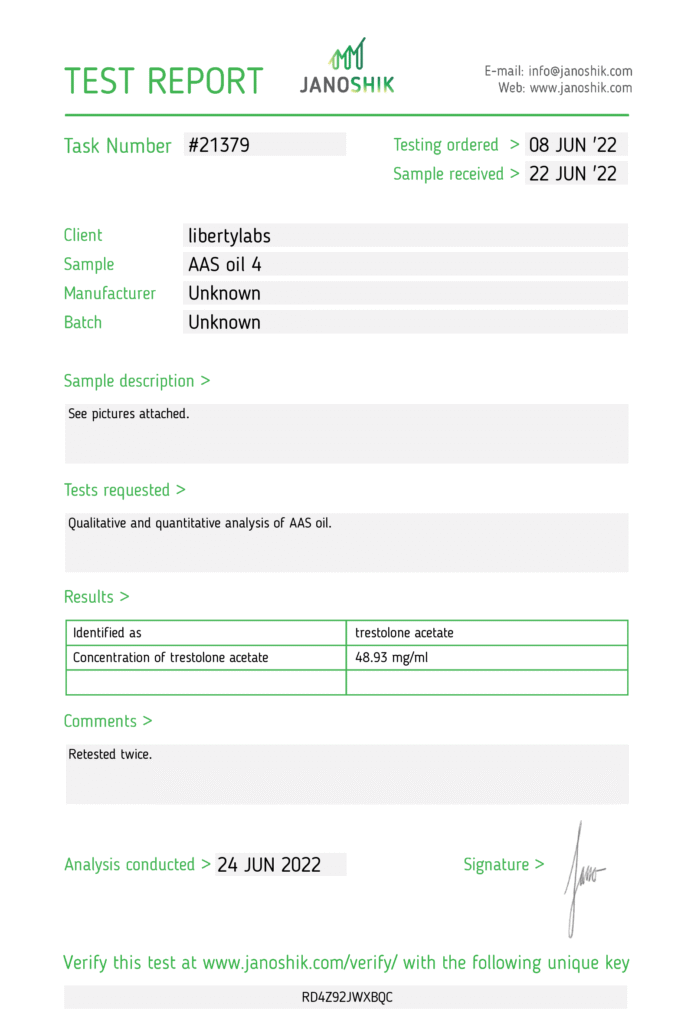 Trestolone Acetate 50mg